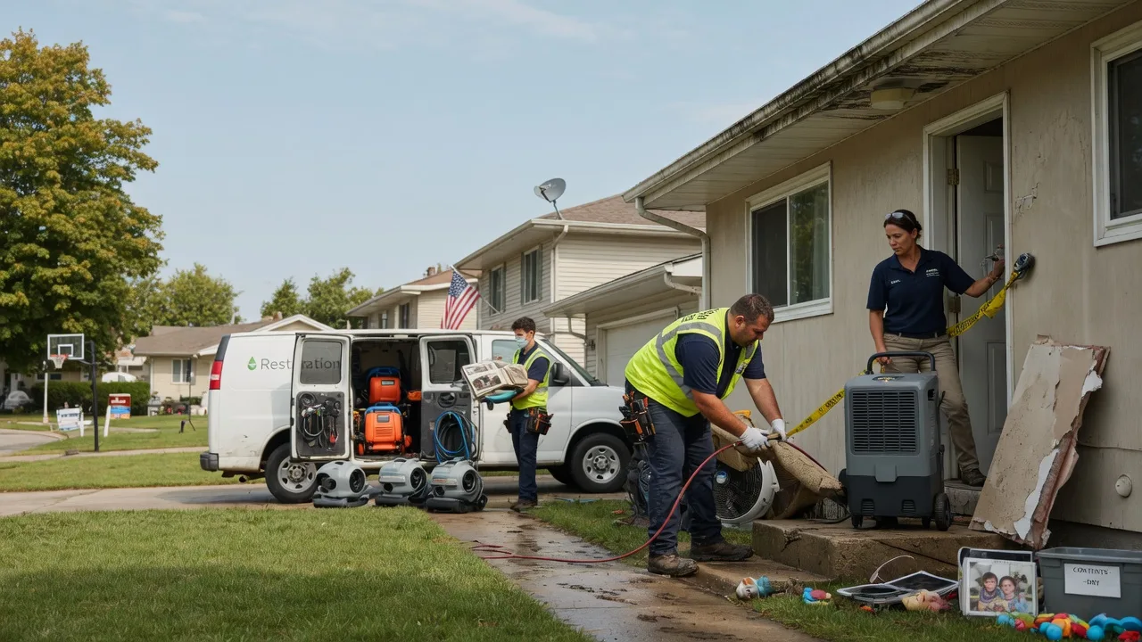 Water Damage Restoration in Powderly, KY near me
